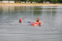 Wasserretterausbildung am Mainparksee 2014