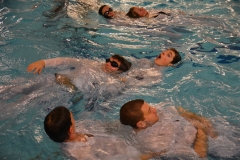 Rettungsschwimmausbildung im Karlsteiner Schwimmbad 2013